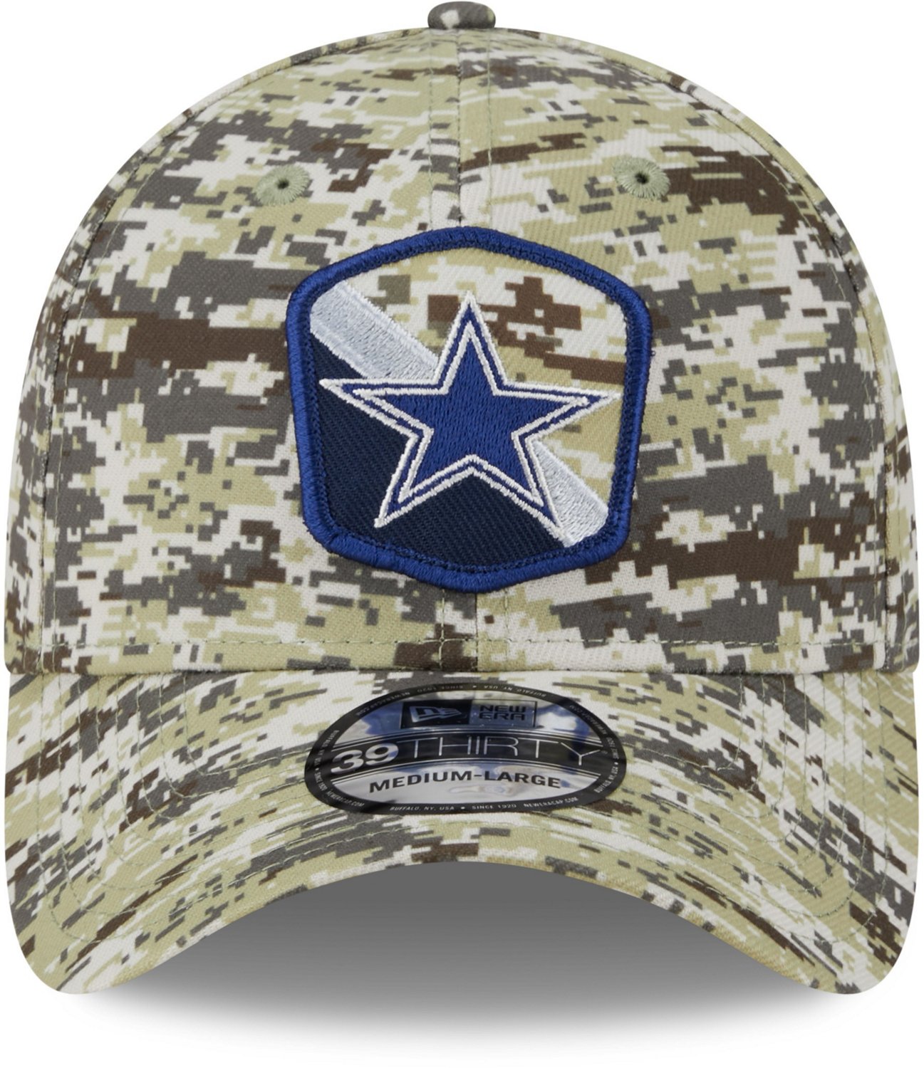 New Era Dallas Cowboys Camo Salute to Service 3930 Cap - view number 2