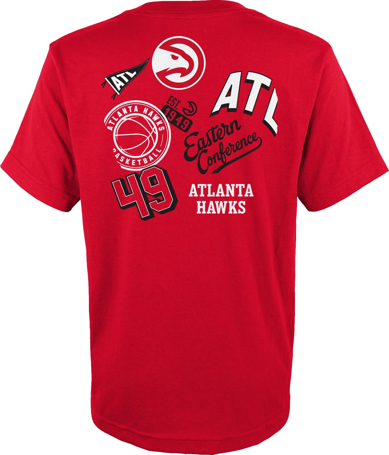 Outerstuff Boys' 4-7 Atlanta Hawks Street Legends T-shirt - view number 2