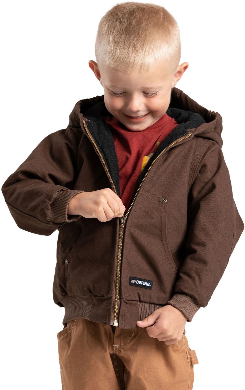 Berne Toddlers' Softstone Hooded Jacket - view number 3