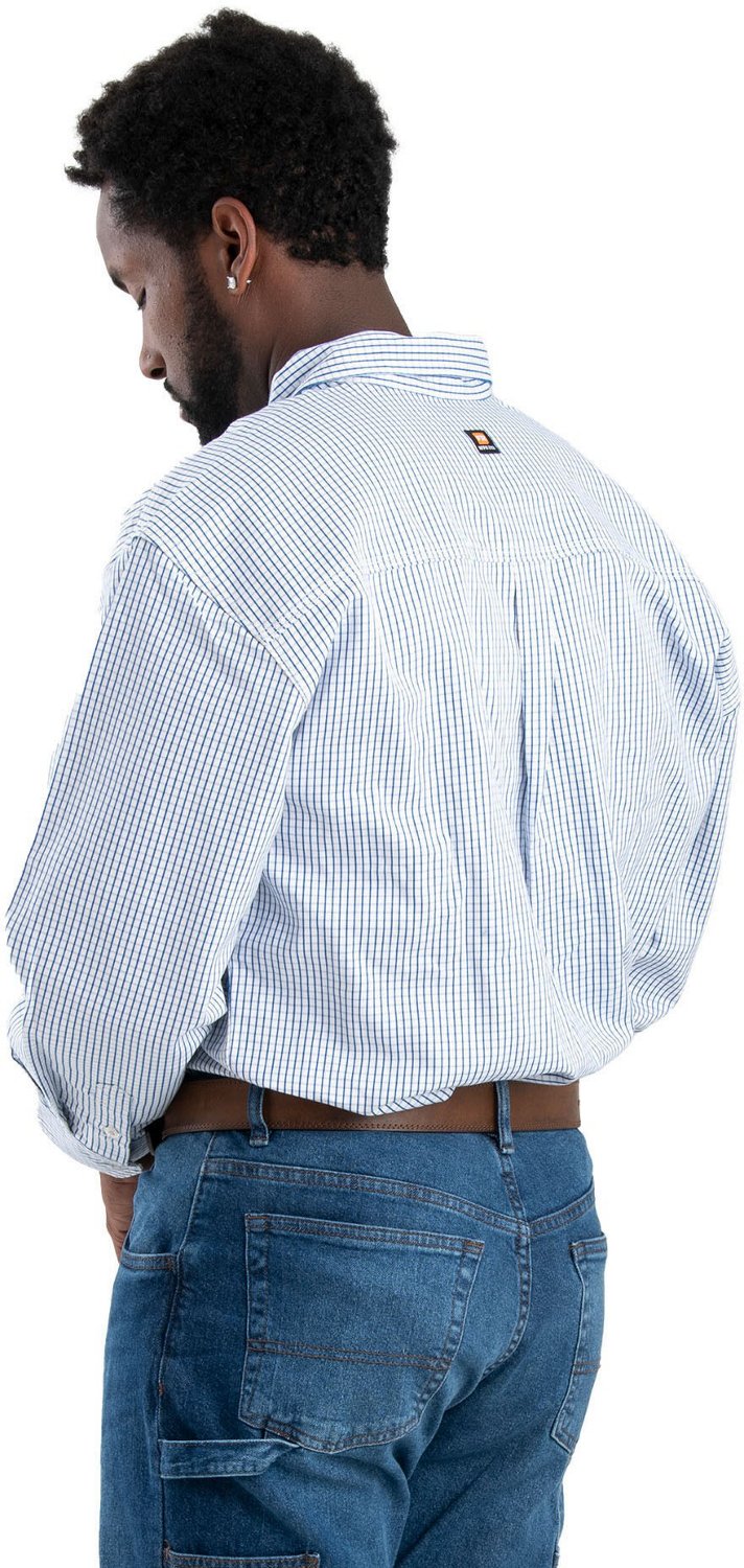 Berne Men's Flame Resistant Button Down Plaid Long Sleeve Work Shirt - view number 2