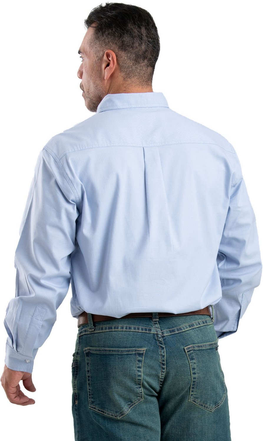 Berne Men's Foreman Flex Plaid Long Sleeve Button Down Shirt - view number 2