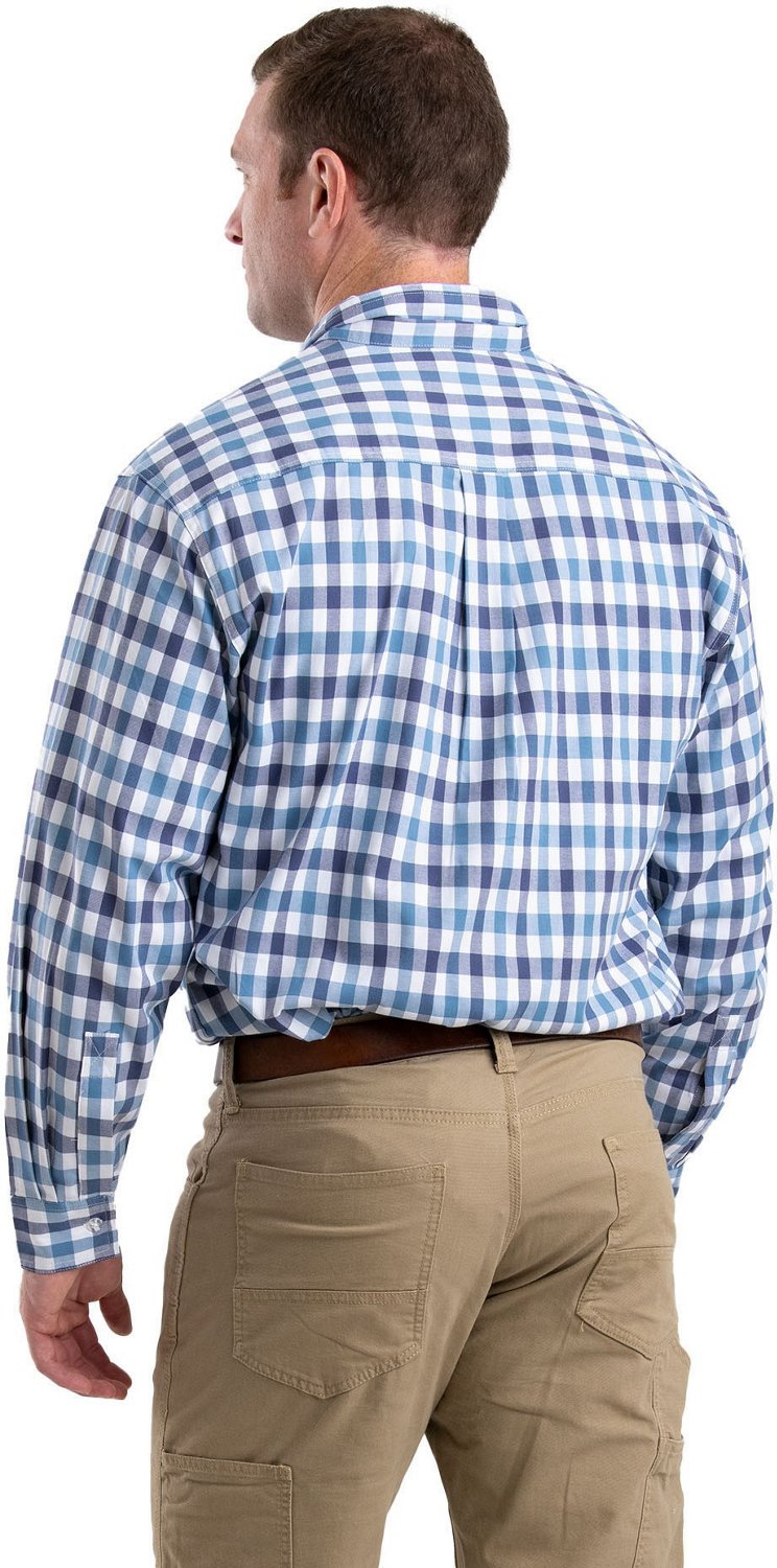 Berne Men's Foreman Flex Plaid Long Sleeve Button Down Shirt - view number 2