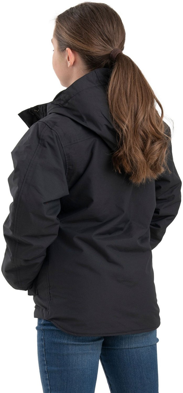 Berne Boys' Coastline Nylon Hooded Jacket - view number 2