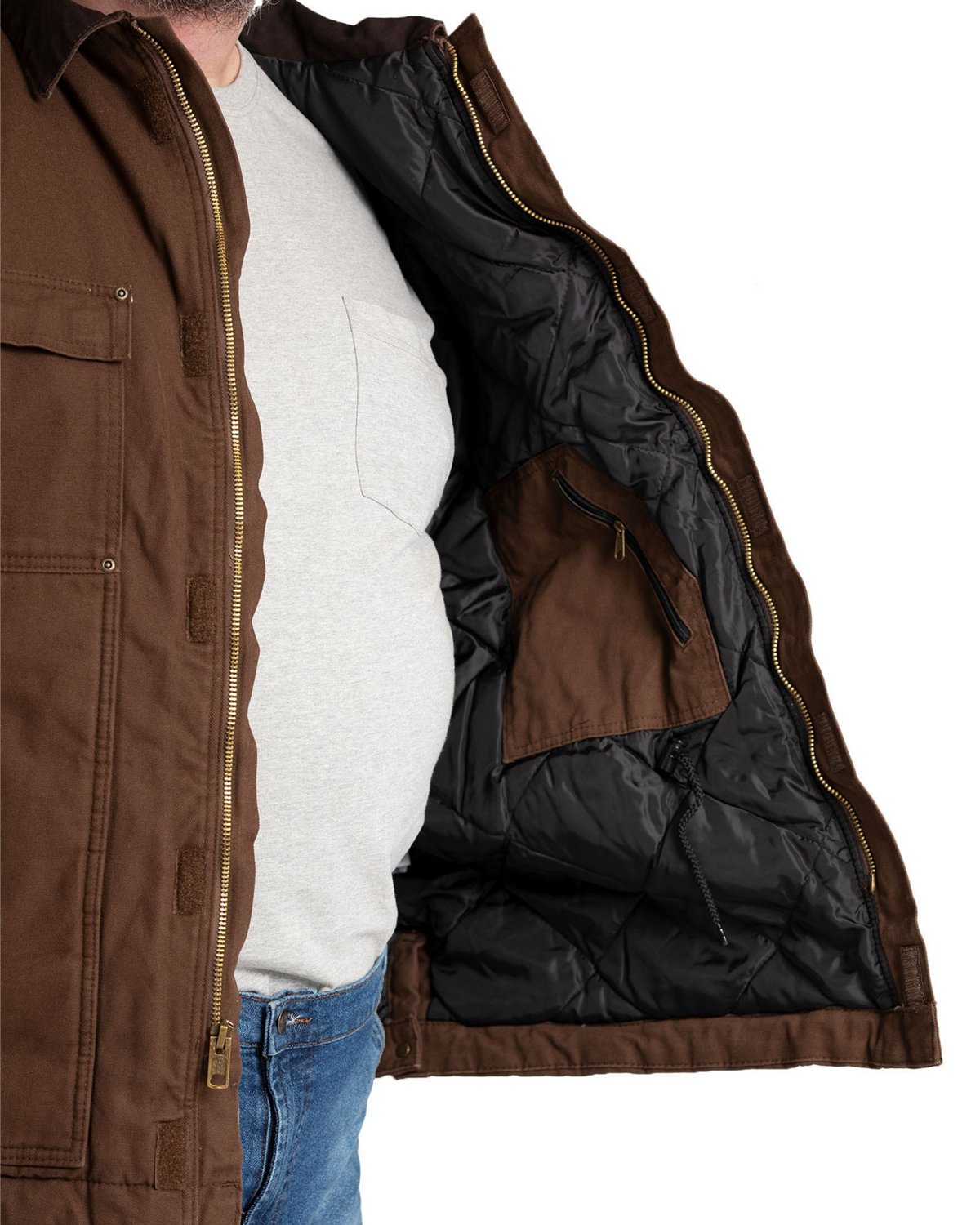 Berne Men's Heartland Washed Chore Coat - view number 3