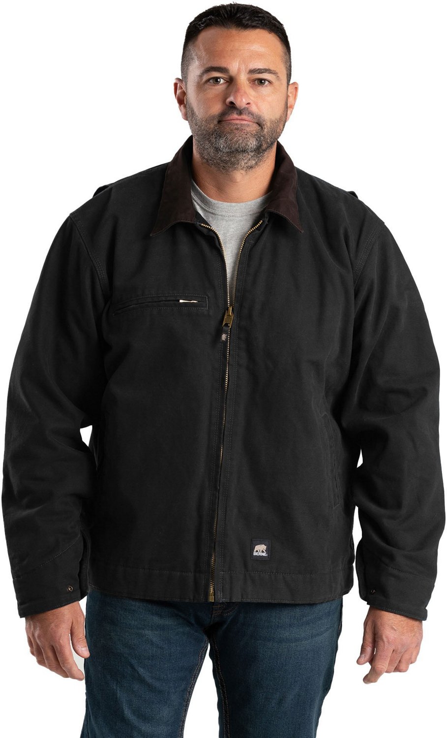 Berne Men's Highland Washed Gasoline Jacket | Academy