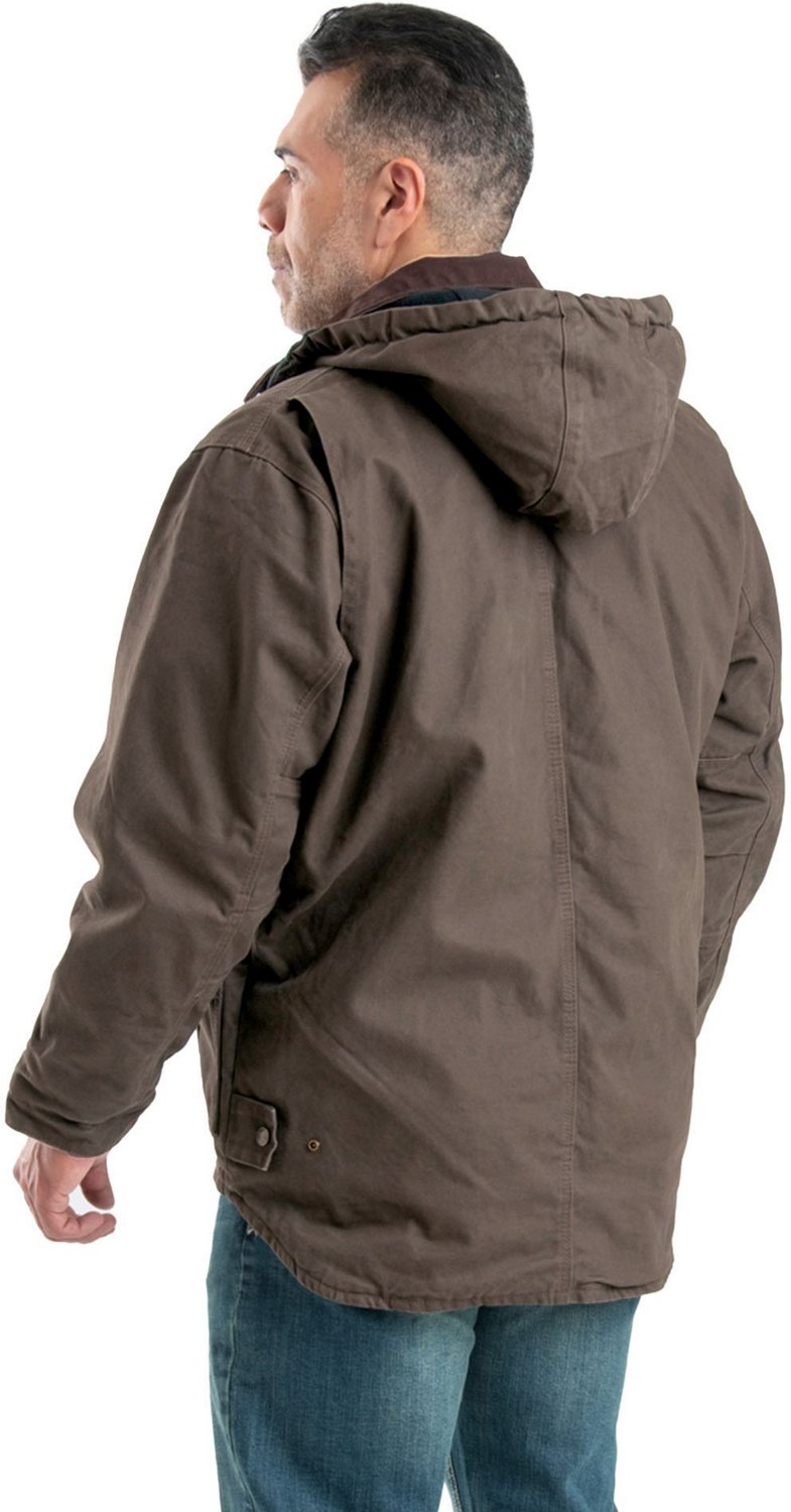 Berne Men's Heartland Washed Duck Zip-Off Hooded Coat - view number 2