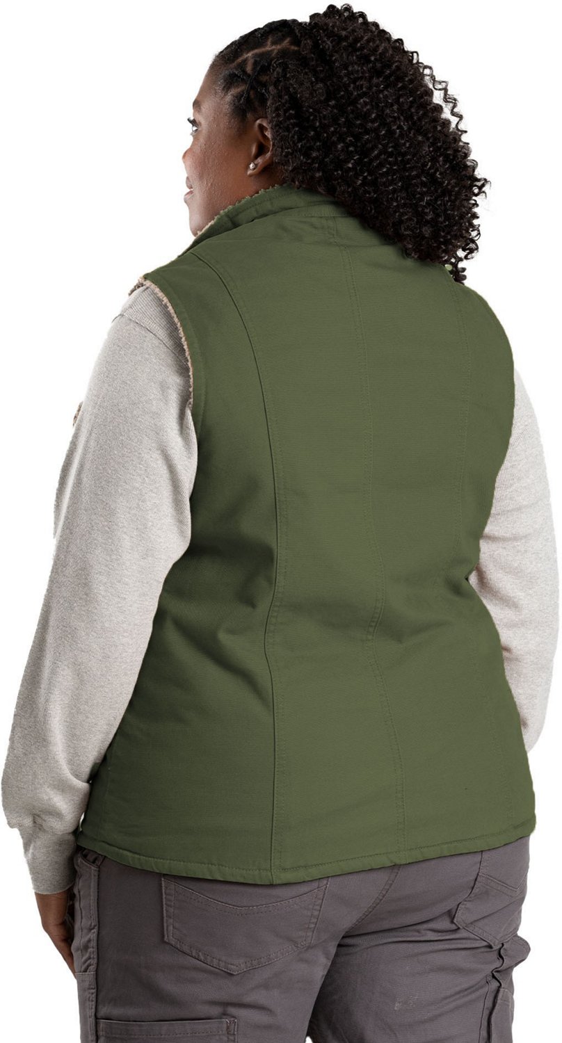 Berne Women's Sherpa-Lined Softstone Duck Vest | Academy