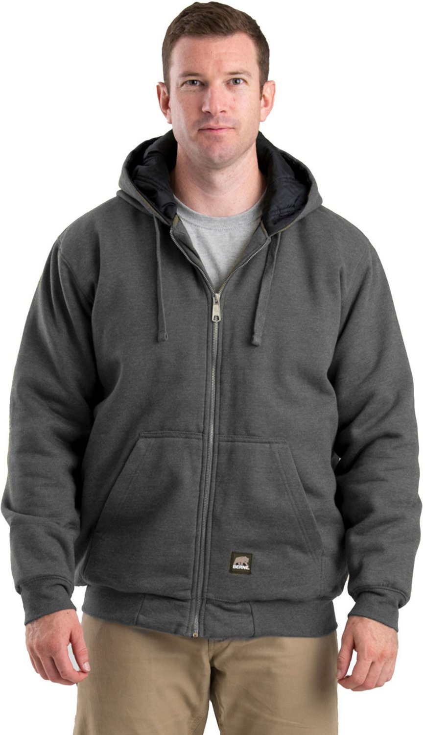 Berne Men's Highland Glacier Insulated Full Zip Hooded Sweatshirt | Academy