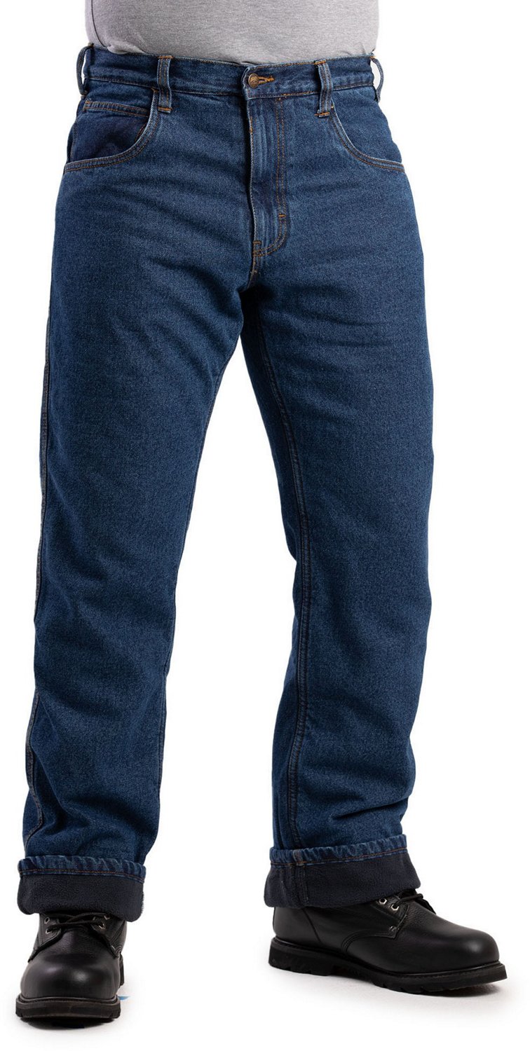 Berne Men's Heartland Fleece-Lined Denim Jeans | Academy