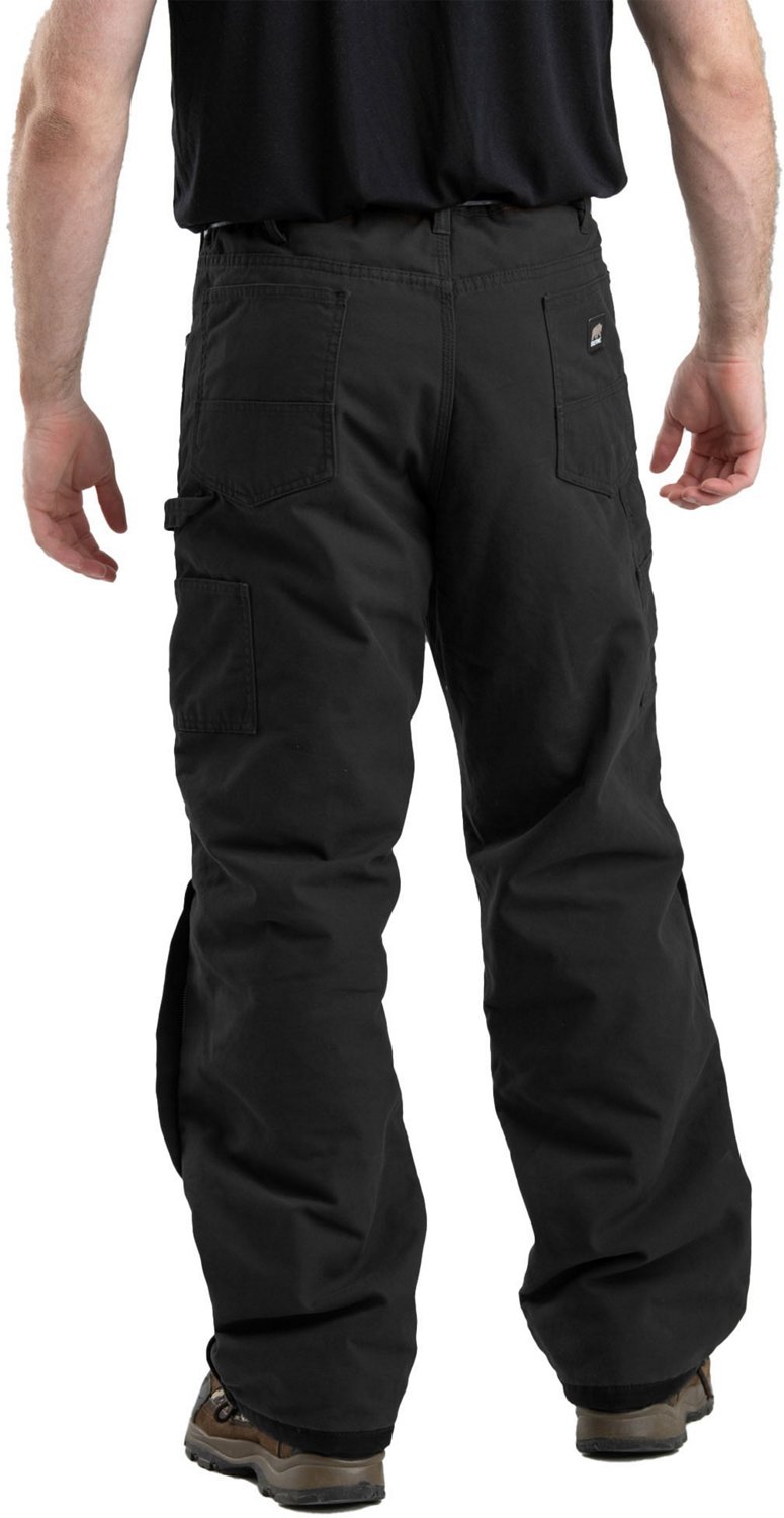 Berne Men's Highland Washed Duck Insulated Outer Pants                                                                           - view number 2