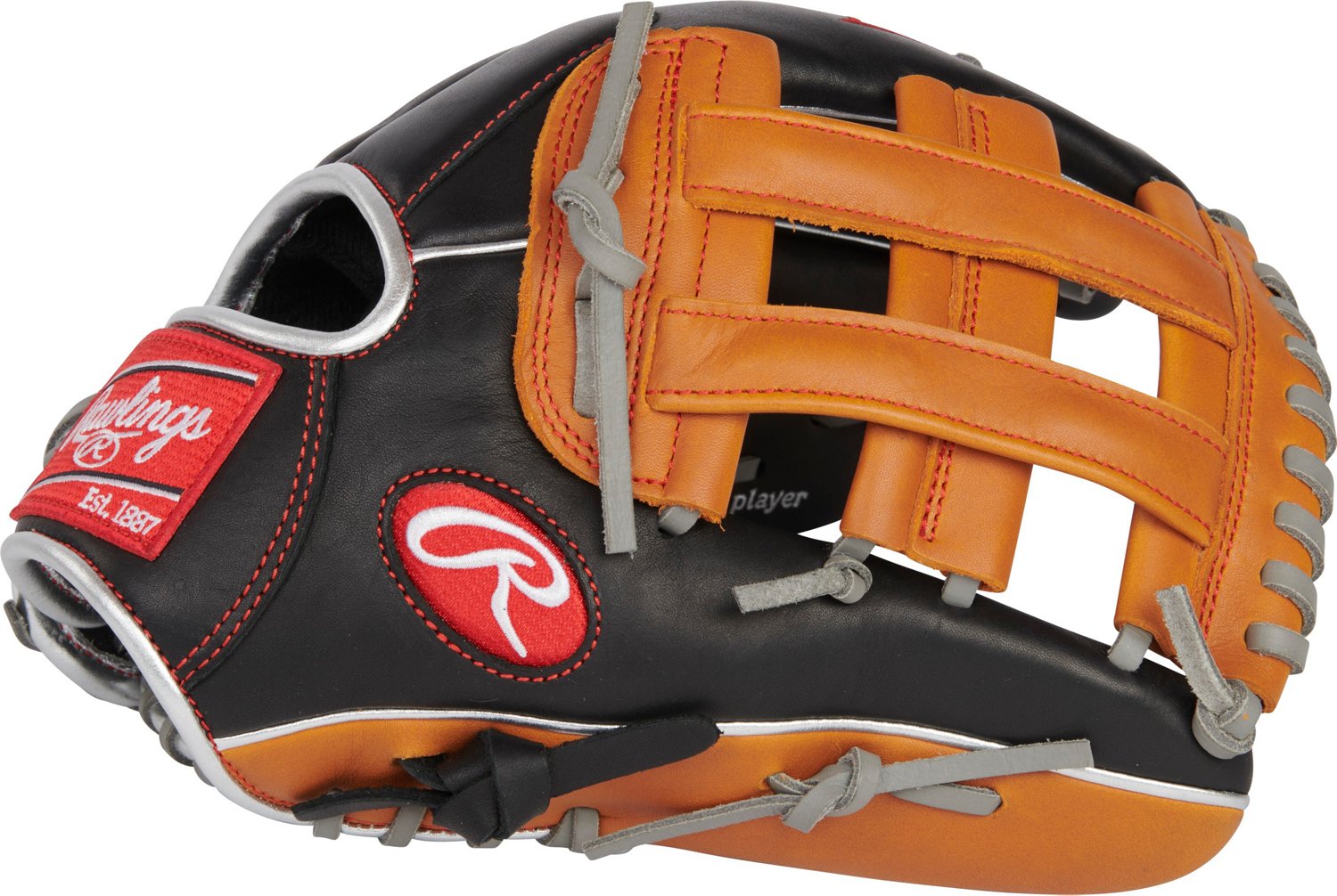 Rawlings Youth R9 Pro Taper H-Web 12 in Baseball Glove                                                                           - view number 4