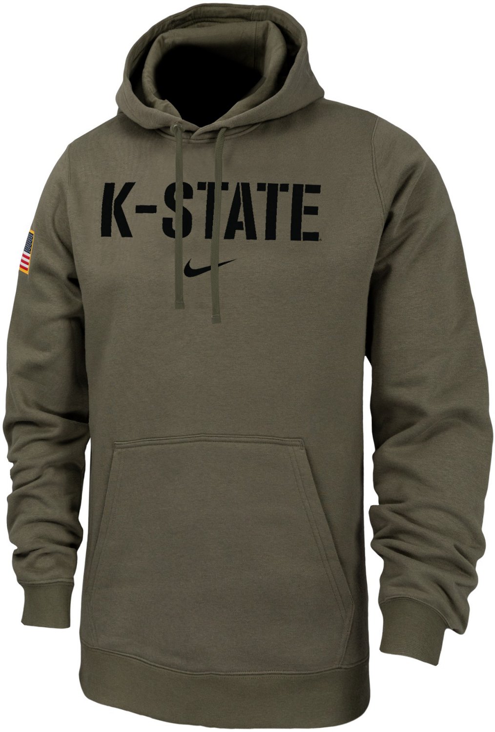 Nike Men's Kansas State University Military Club Fleece Pullover Hoodie