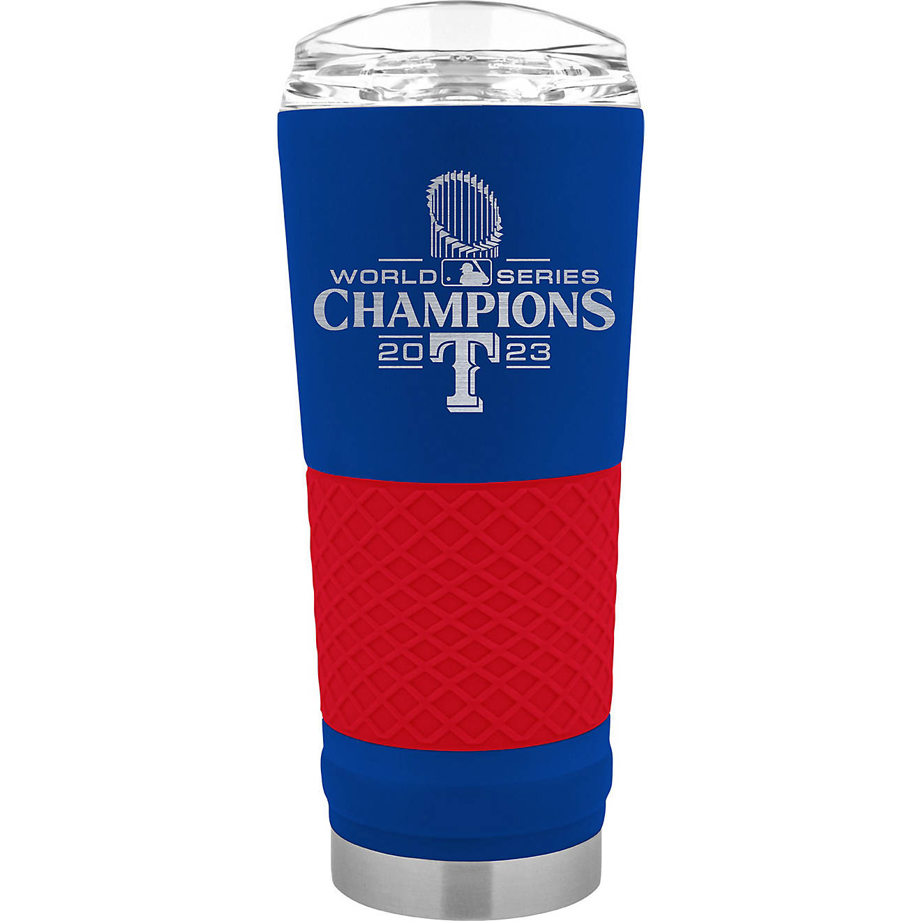 Great American Products Rangers 2023 World Series Champs 24 oz Laser Etch Tumbler                                                - view number 1