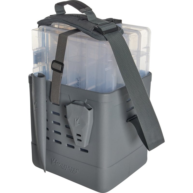 frogg toggs Tackle Vault 3700 Kit with Accessories Grey - Soft Tackle Bags at Academy Sports
