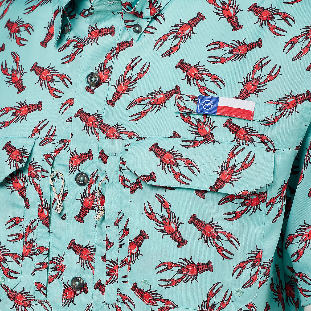 Magellan Outdoors Men's Local State Crawfish Short Sleeve Shirt                                                                  - view number 3