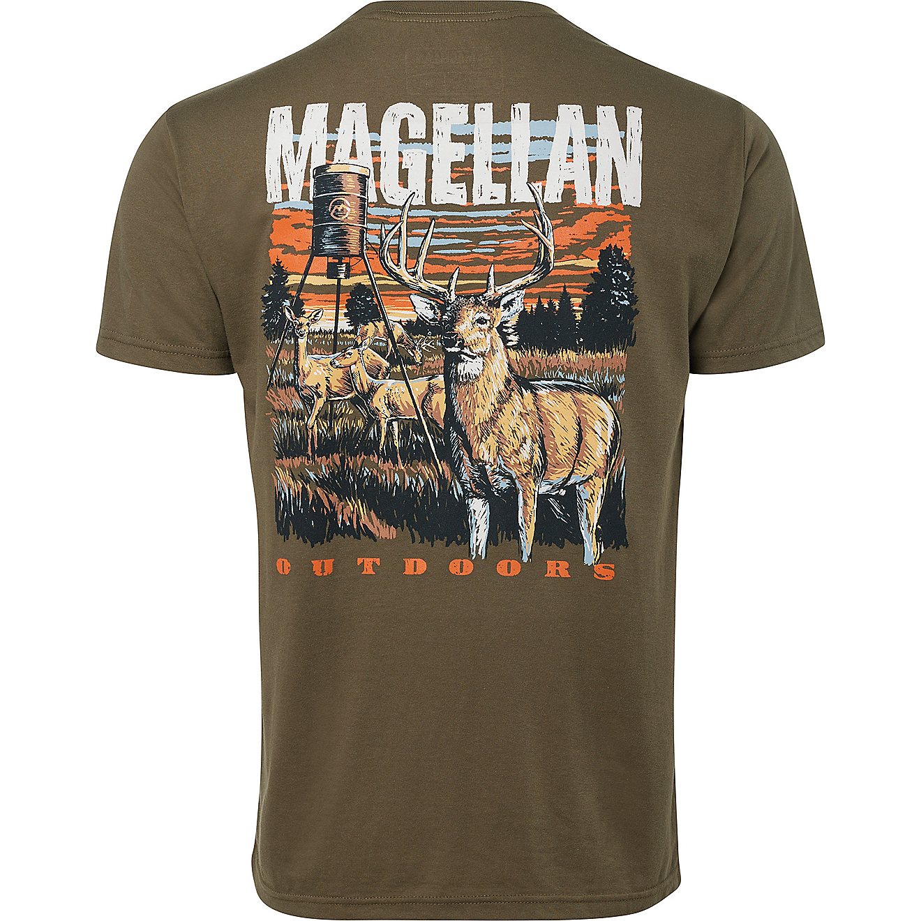 Magellan Outdoors Men's At The Feeder T-shirt                                                                                    - view number 1