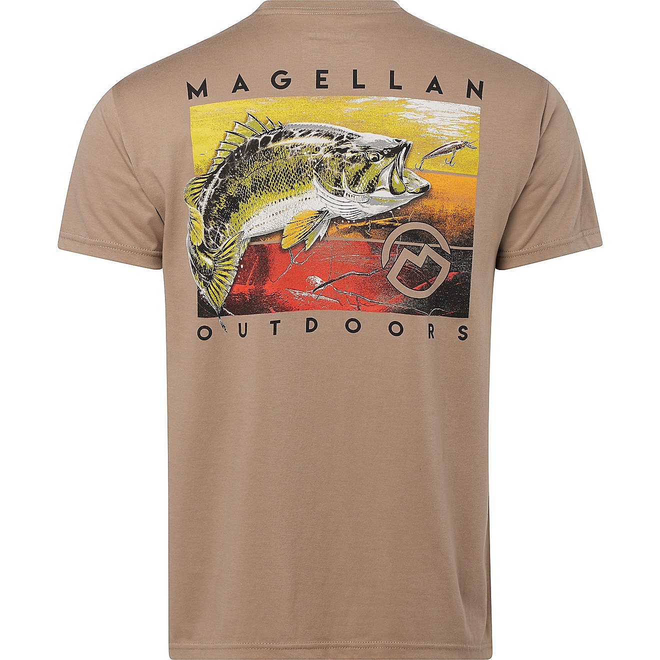 Magellan Outdoors Men's Retro Bass T-shirt                                                                                       - view number 1