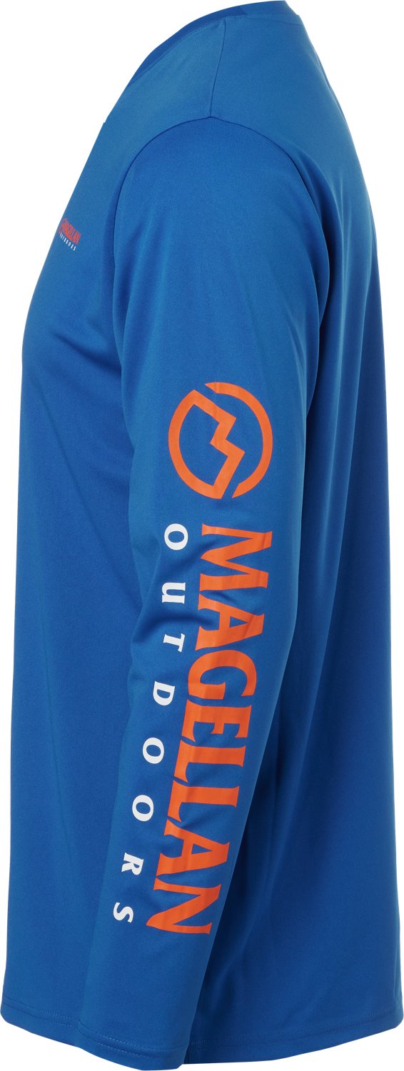 Magellan Outdoors Men's Casting Crew Core Graphic Long Sleeve T-shirt                                                            - view number 3