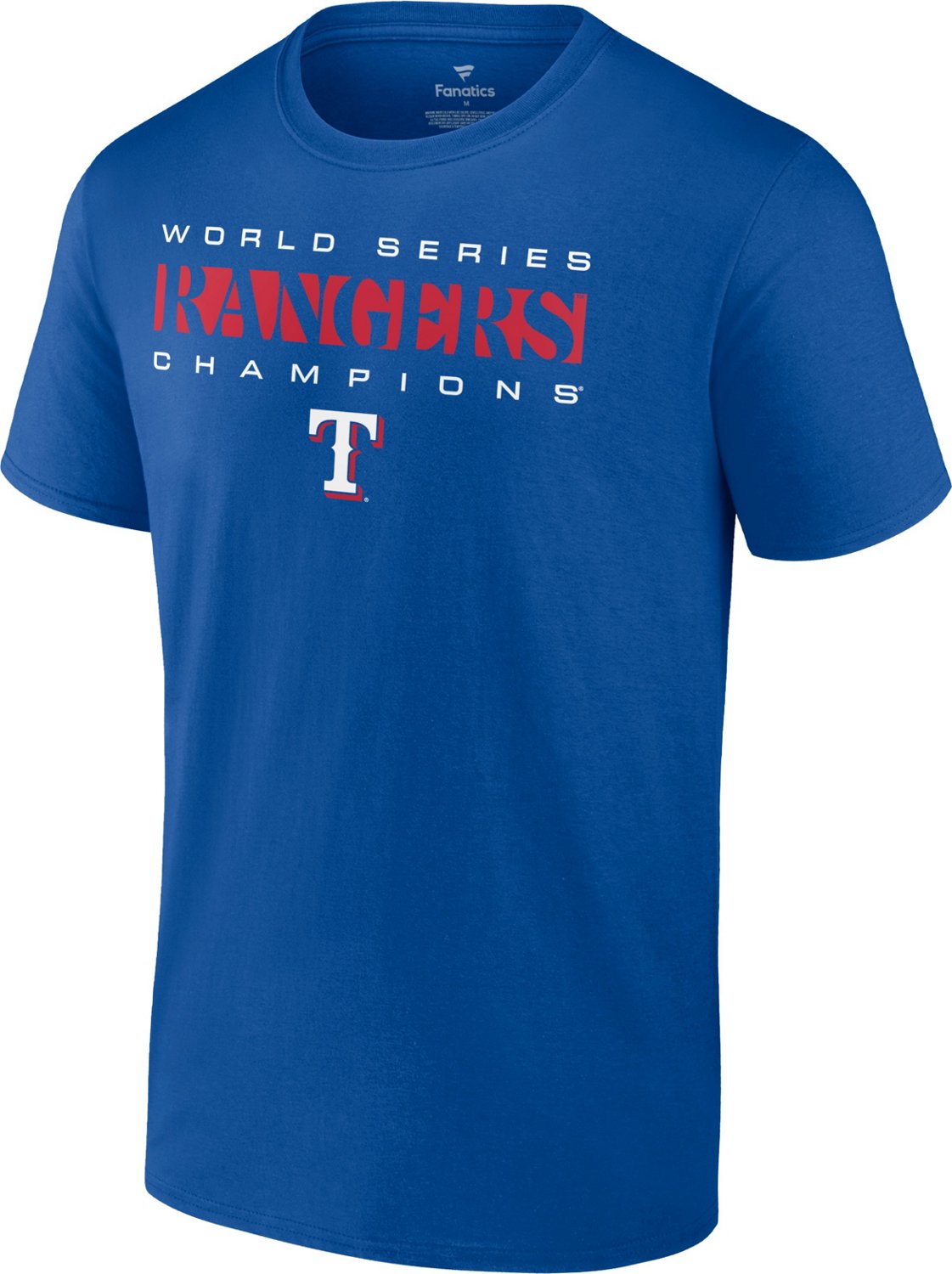 Fanatics Men's Rangers 2023 MLB World Series Champs Jersey Roster Short  Sleeve T-Shirt