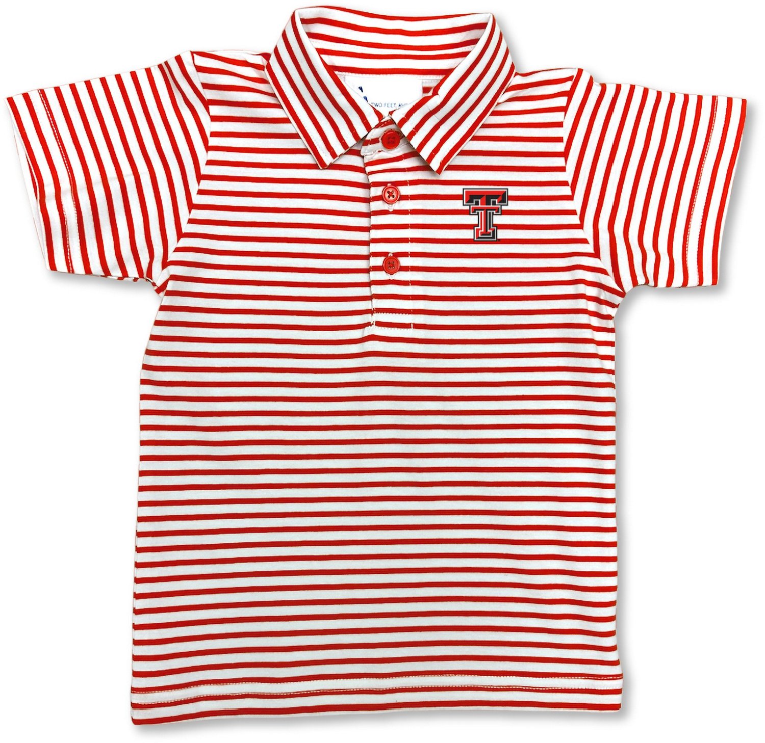 Atlanta Hosiery Company Toddlers' Texas Tech University Stripe Polo Shirt