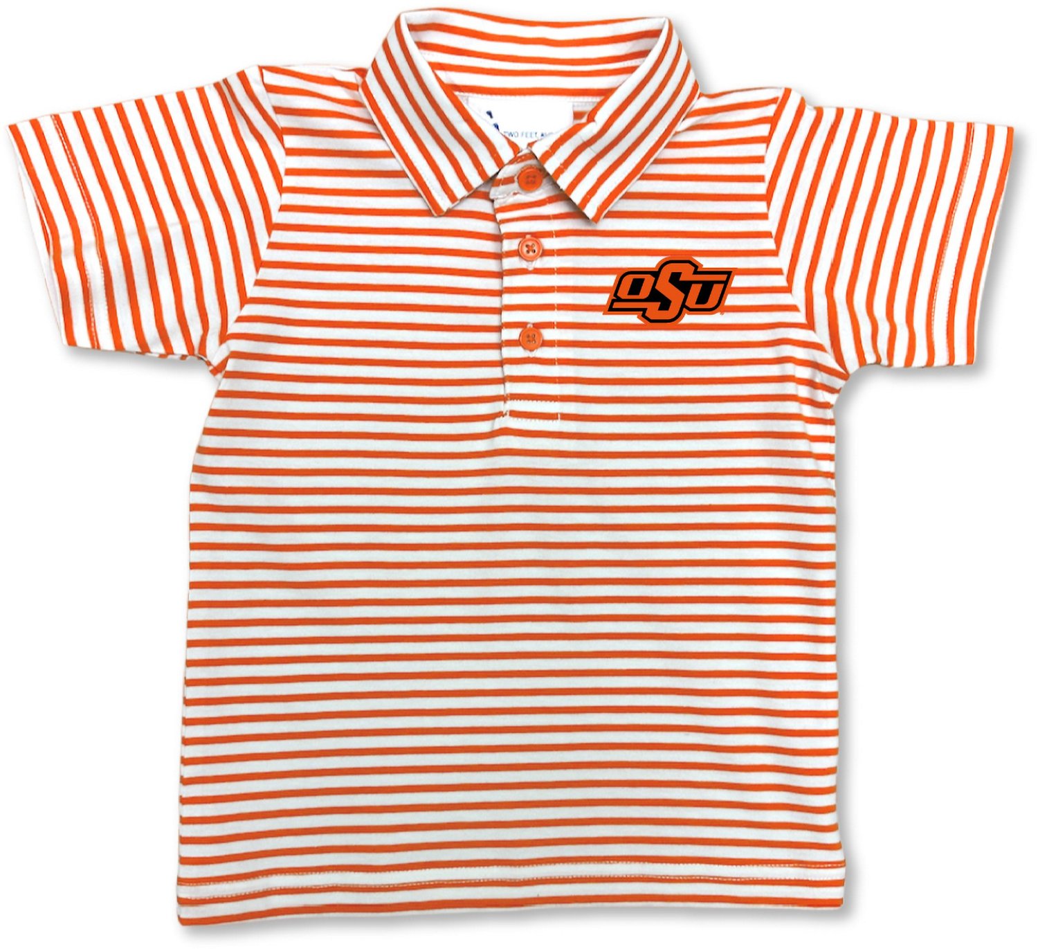 Atlanta Hosiery Company Boys' Oklahoma State University Stripe Polo Shirt