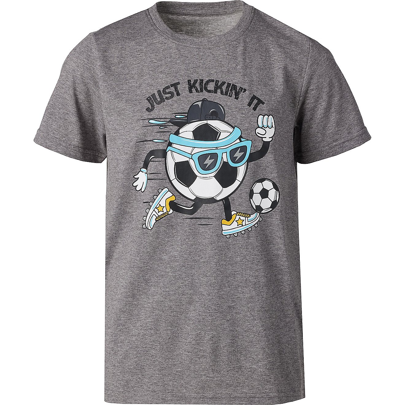 BCG Boys' Kickin It Cotton T-shirt                                                                                               - view number 1