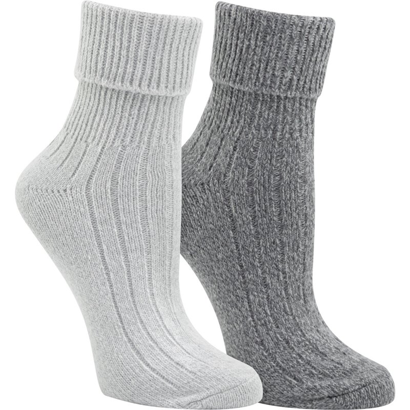 Magellan Outdoors Foldover Lounge Socks 2 Pack Grey, Medium - Western And Thermal Socks at Academy Sports