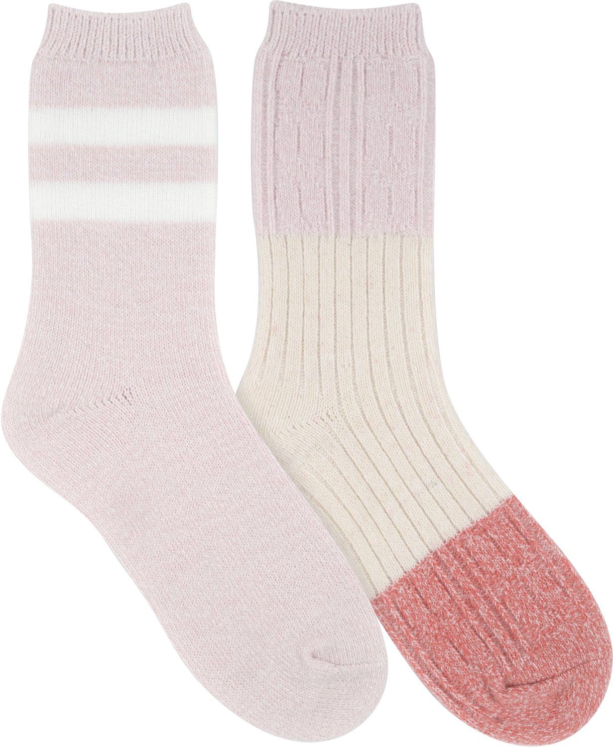Magellan Outdoors Women's Sweater Lounge Crew Socks 2 Pack                                                                       - view number 2