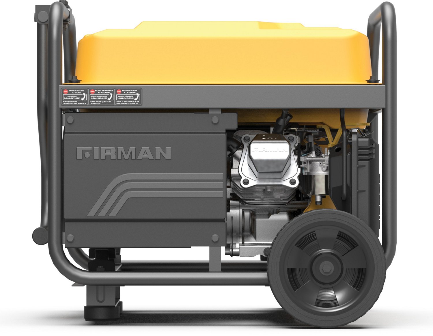 Firman 4,450 W Portable Gas Generator with Recoil Start and CO Alert                                                             - view number 4