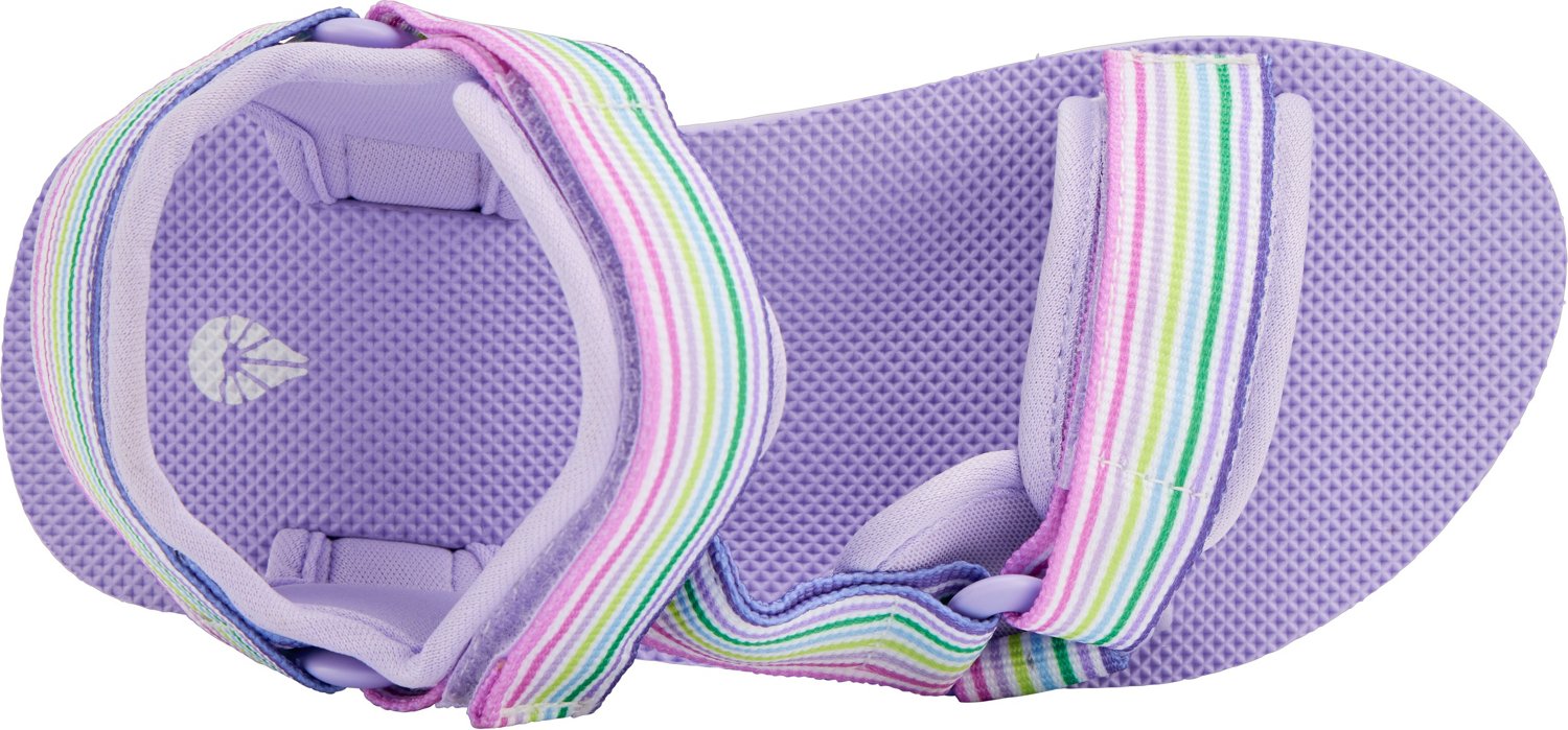 O'Rageous Girls' Rainbow Sport Sandals                                                                                           - view number 3