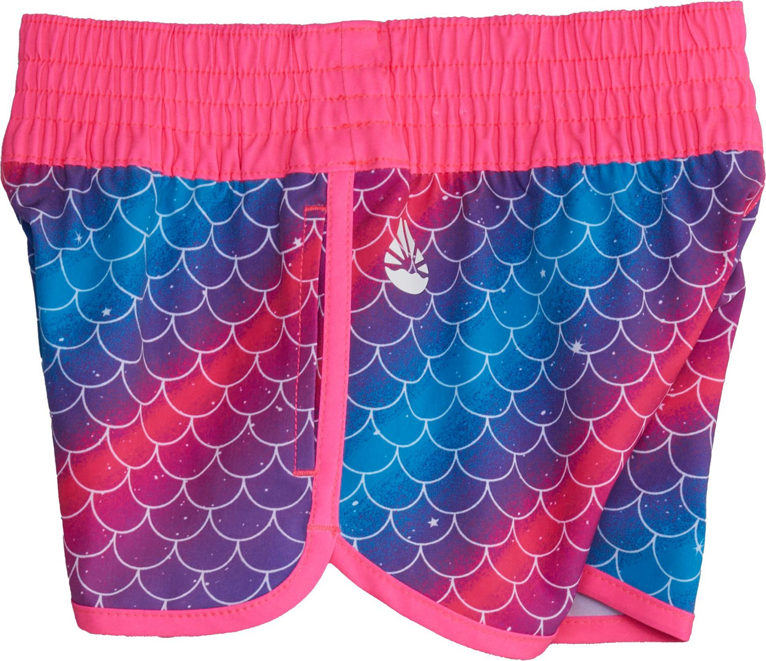 O’Rageous Girls’ 4-7 Tie Dye Mermaid Printed Boardshorts  - view number 2