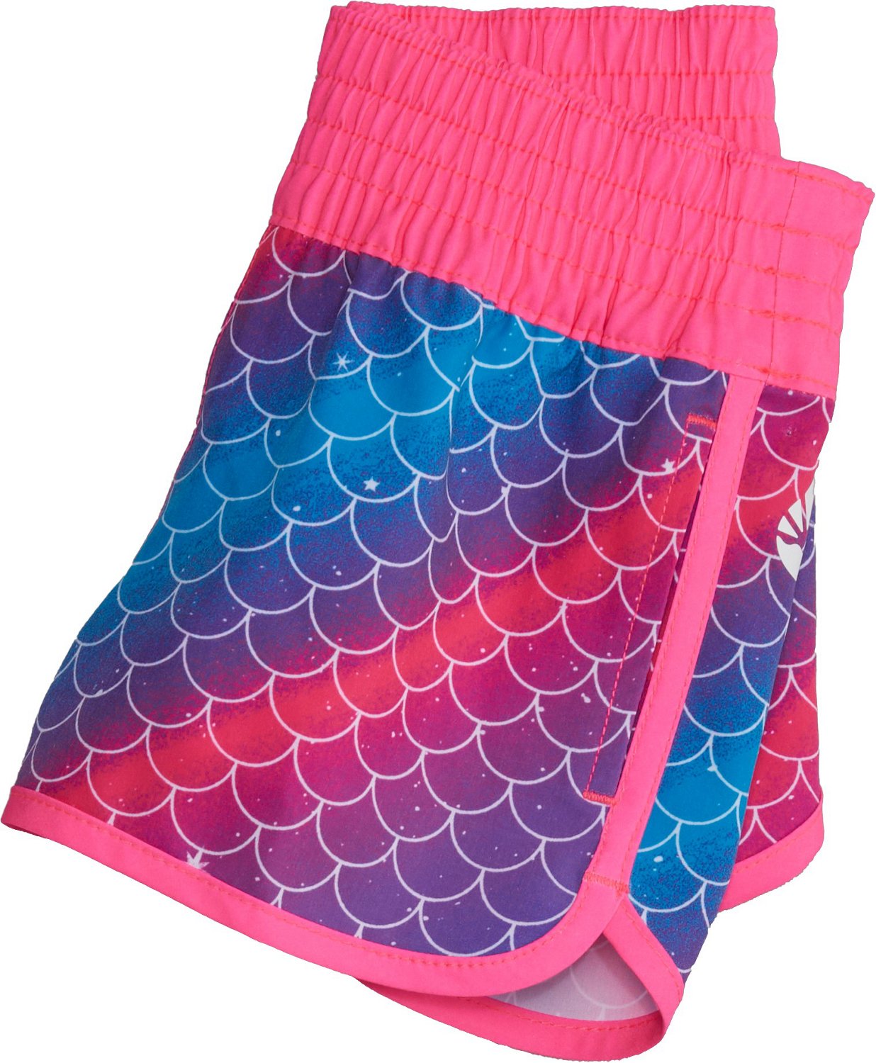 O’Rageous Girls’ 4-7 Tie Dye Mermaid Printed Boardshorts  - view number 3