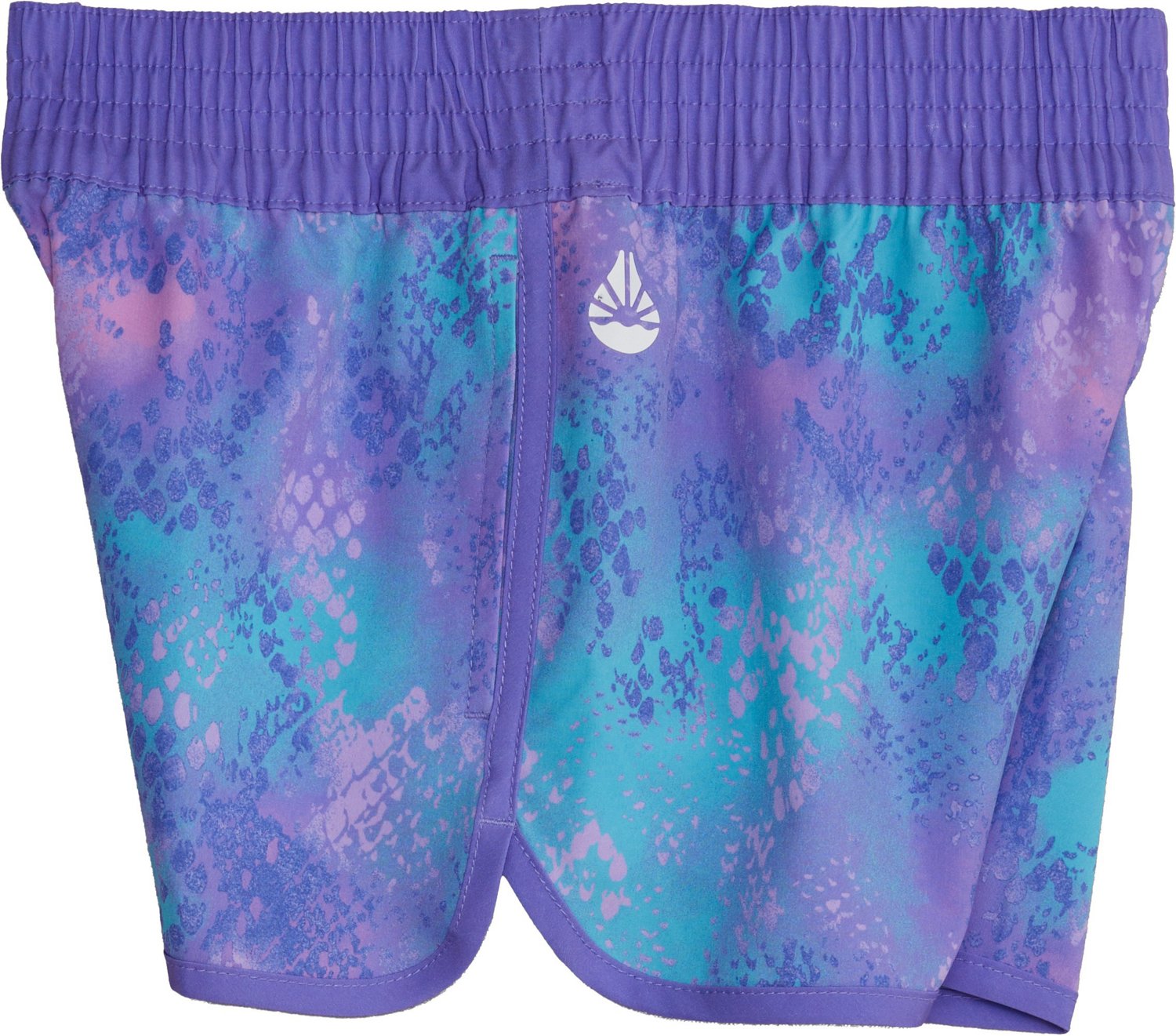 O'Rageous Girls' Shimmer Snake Printed E Boardshorts - view number 2