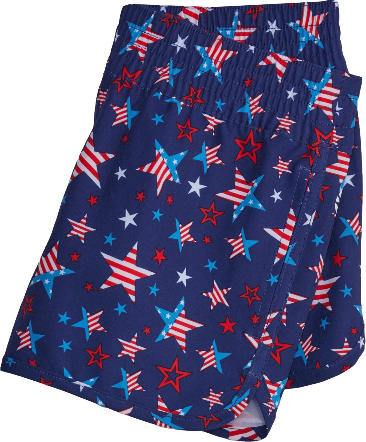 O'Rageous Girls' Americana Stars Printed E Boardshorts - view number 3