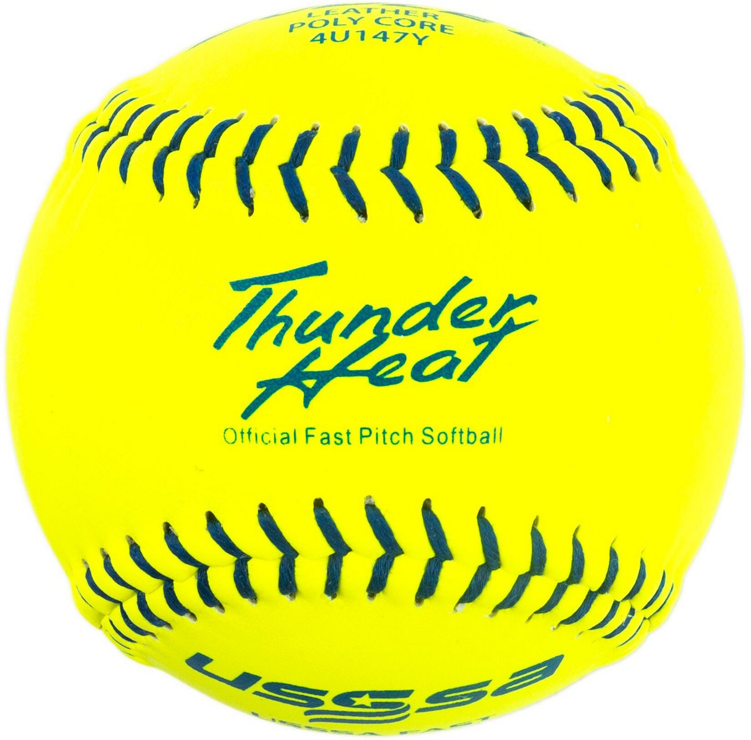 Softball Bucket of USSSA Thunder Heat Fastpitch Game Softballs