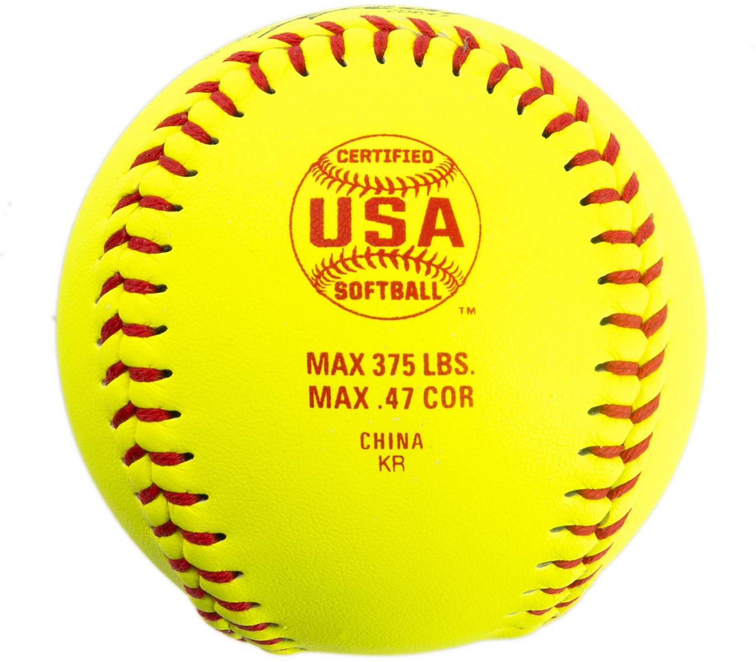 Dudley 11 in USA Thunder Heat Fast-Pitch Gameball Softball - view number 4