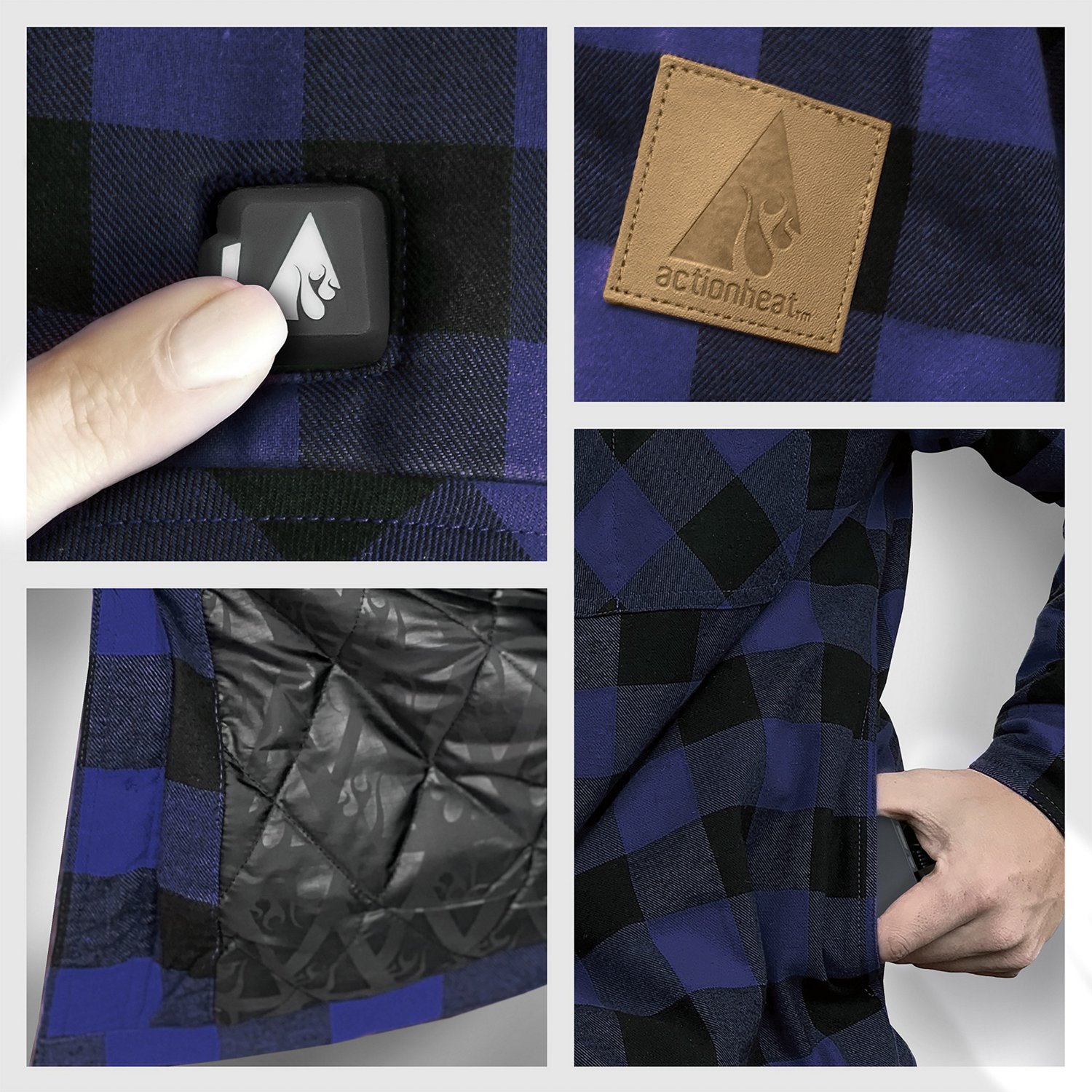 ActionHeat Adults' 5V Battery Heated Work Long Sleeve Shirt - view number 5