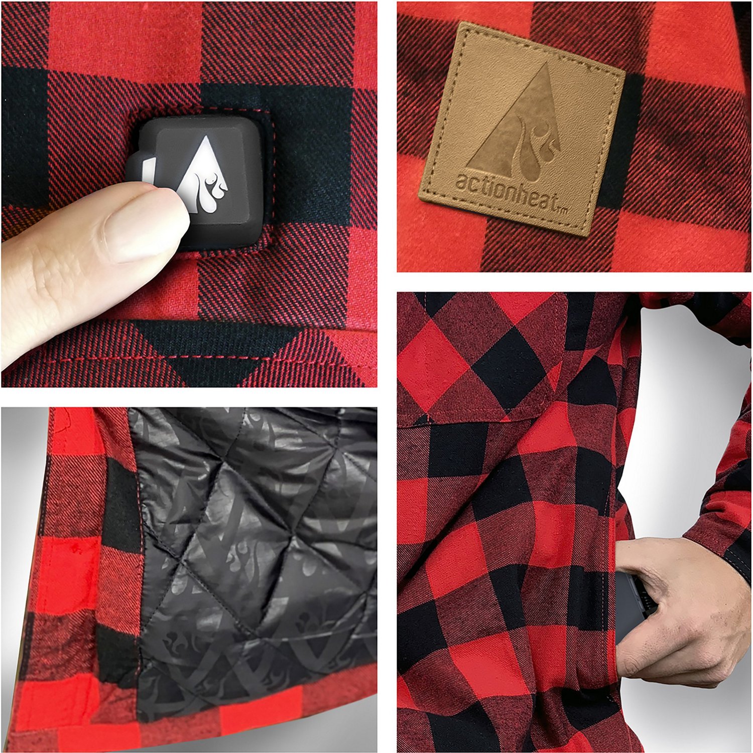 ActionHeat Adults' 5V Battery Heated Work Long Sleeve Shirt - view number 5