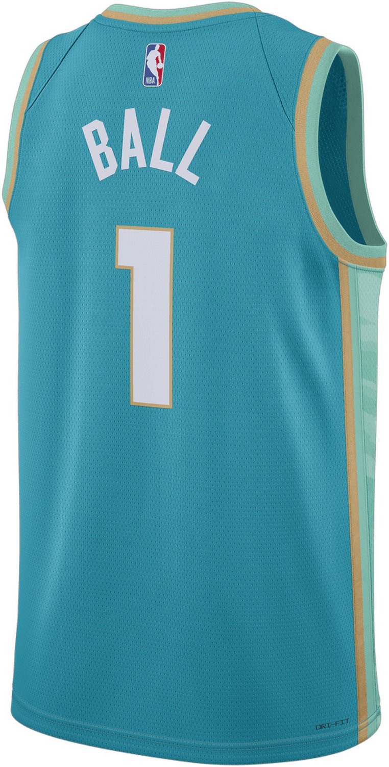 Nike Men's Charlotte Hornets LaMelo Ball #5 City Edition Swingman Jersey                                                         - view number 2