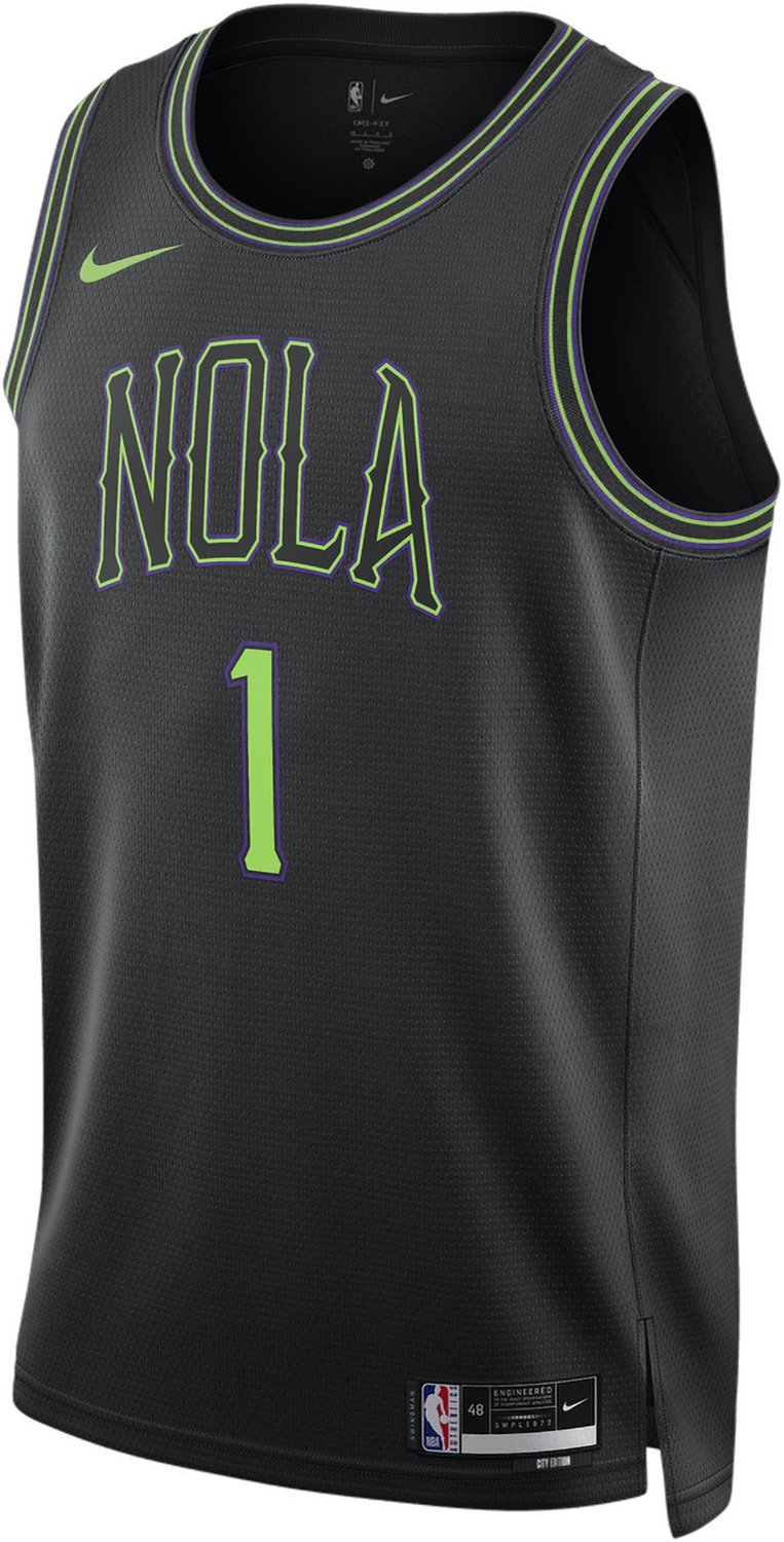 Nike Men's New Orleans Pelicans Zion Williamson #1 City Edition ...