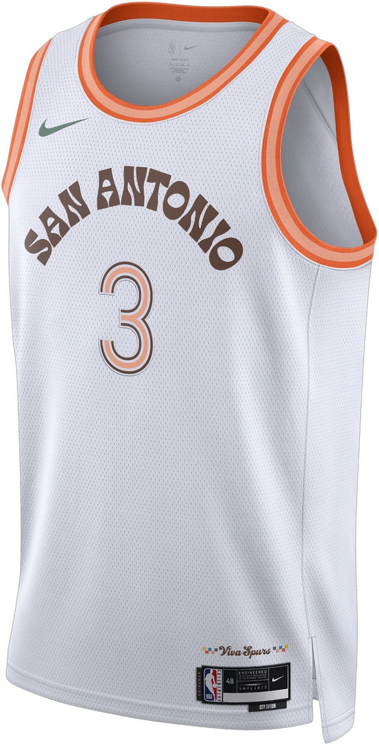 Unisex Nike Keldon Johnson San Antonio Spurs 2023/24 Swingman Jersey - City Edition - view number 3