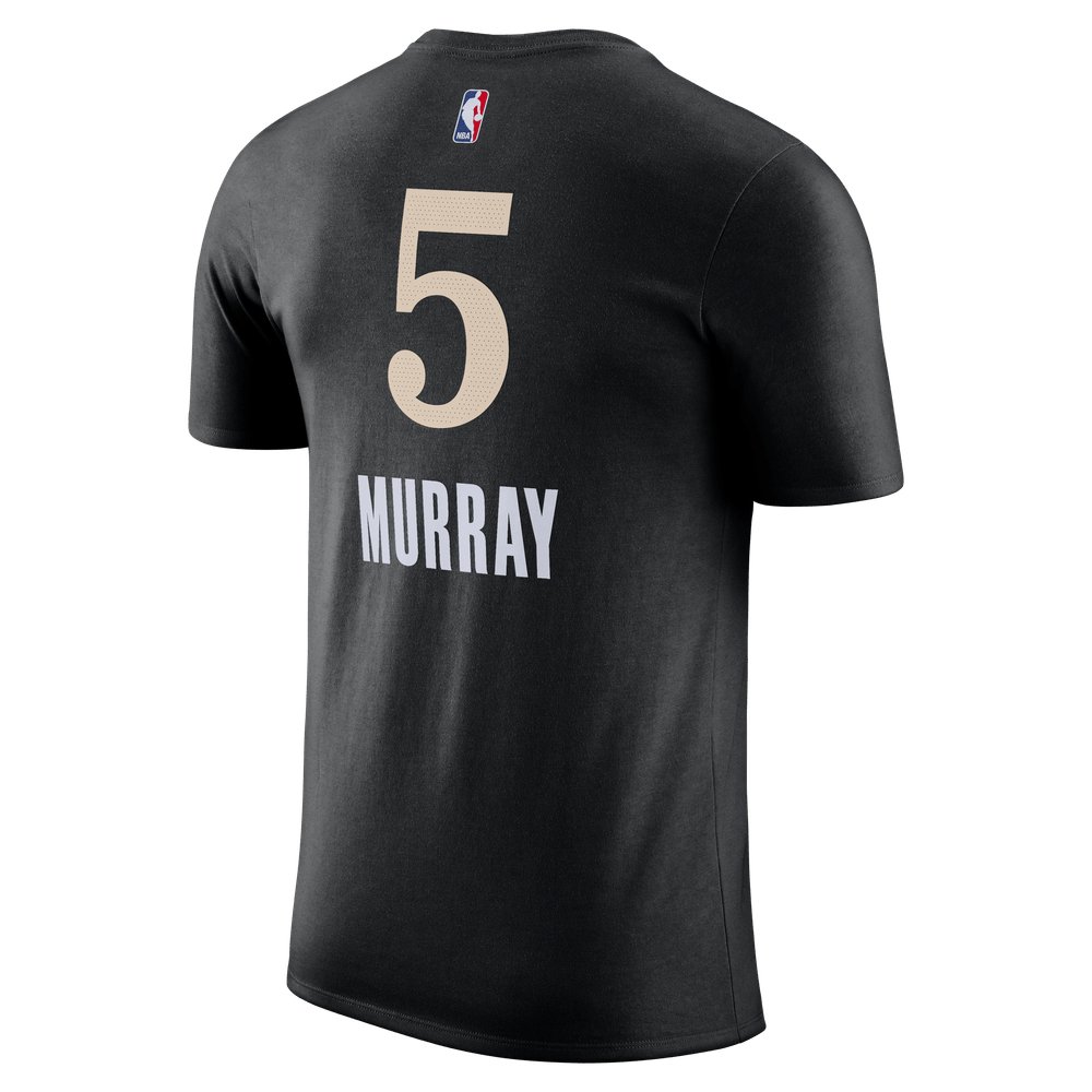 Nike Men's Atlanta Hawks Dejounte Murray #5 City Edition N&N T-shirt - view number 1