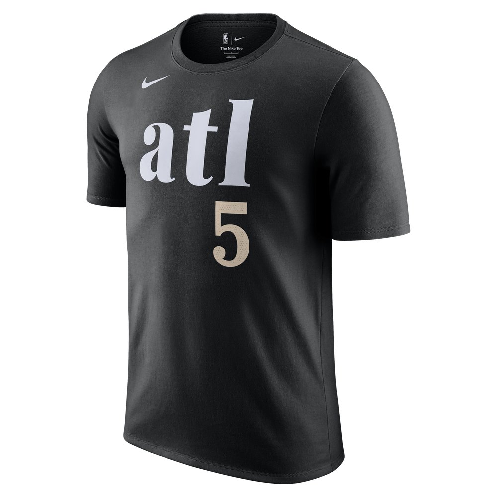 Nike Men's Atlanta Hawks Dejounte Murray #5 City Edition N&N T-shirt - view number 2