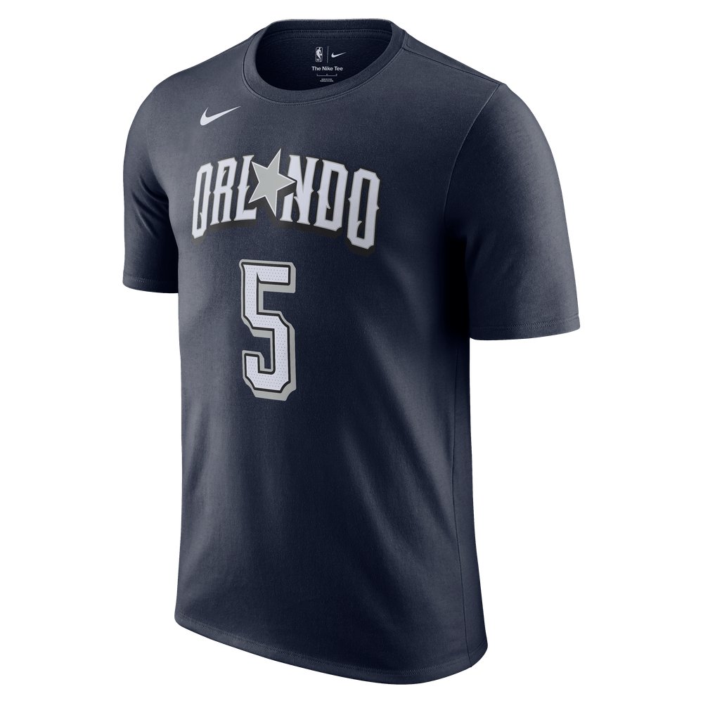 Nike Men's Orlando Magic Paolo Banchero #5 City Edition N&N T-shirt - view number 2