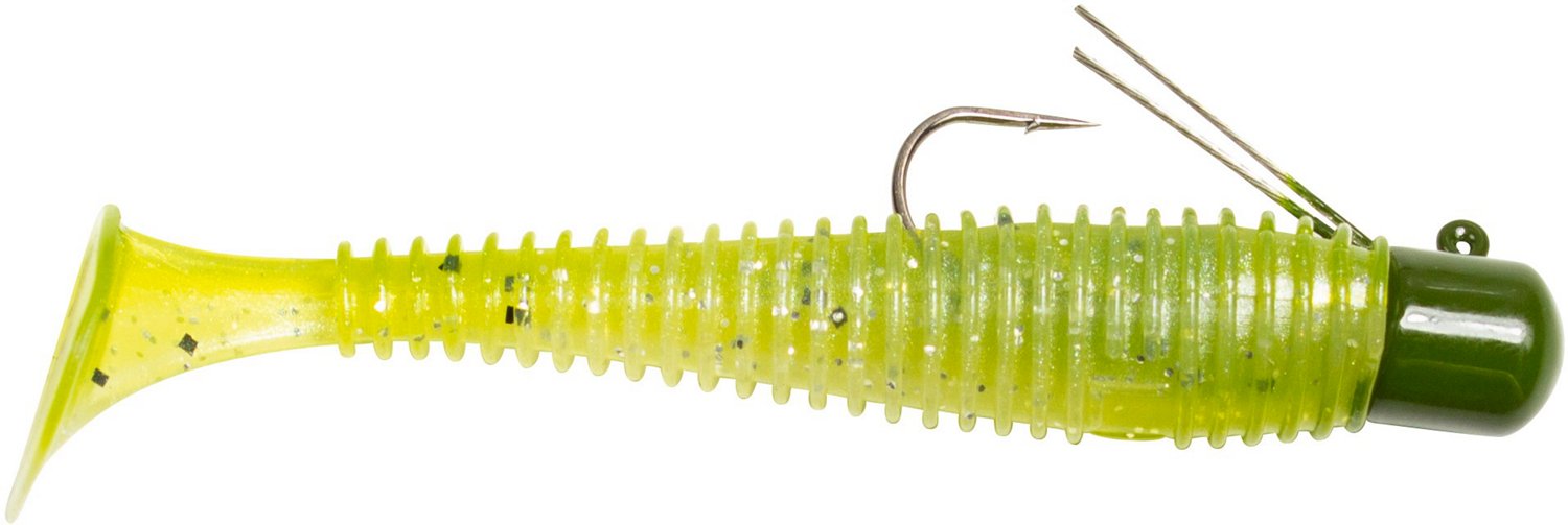 Lunkerhunt Pre-Rigged Finesse Swimbait 3 inch Paddle Tail Swimbait —  Discount Tackle