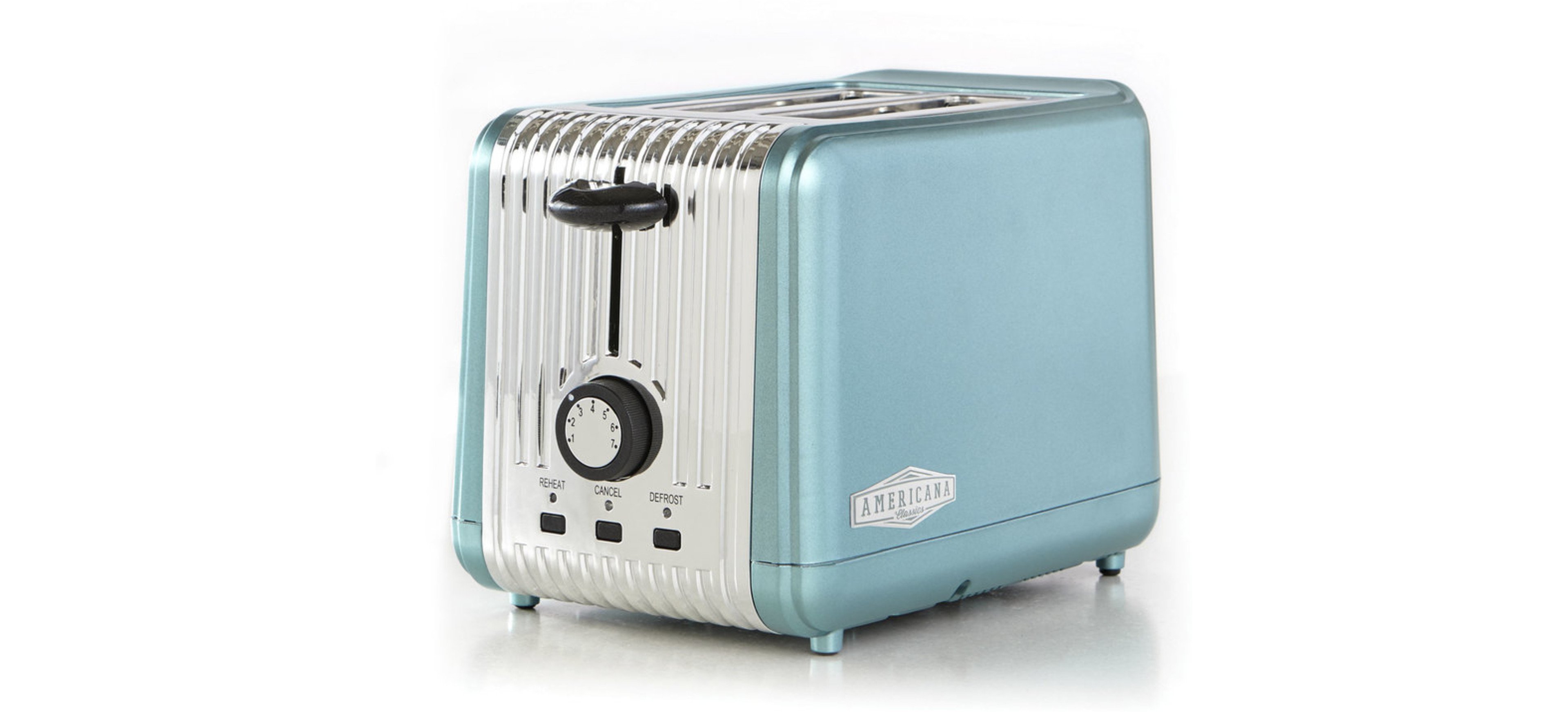 Elite Gourmet Americana Retro 2-Slice Toaster Oven