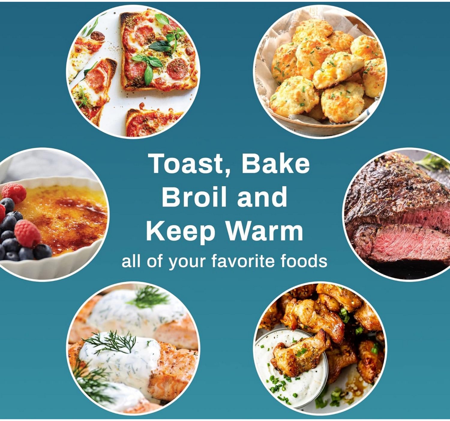 Elite Gourmet Americana Retro 8-Slice Toaster Oven - view number 7