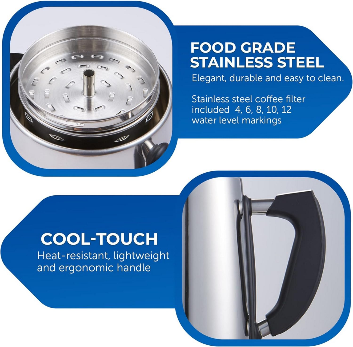 Elite Gourmet 12-Cup Electric Coffee Percolator - view number 5