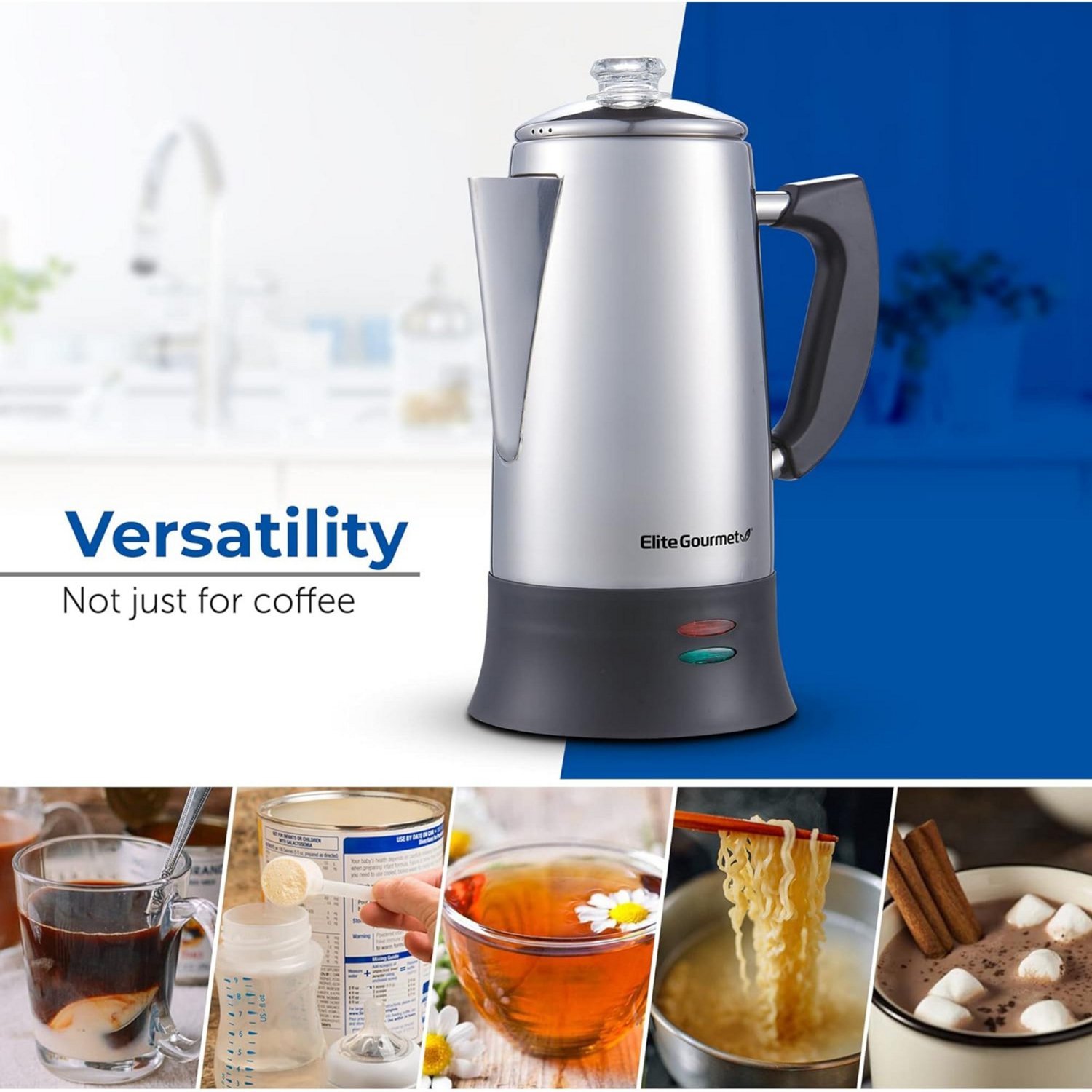 Elite Gourmet 12-Cup Electric Coffee Percolator - view number 7