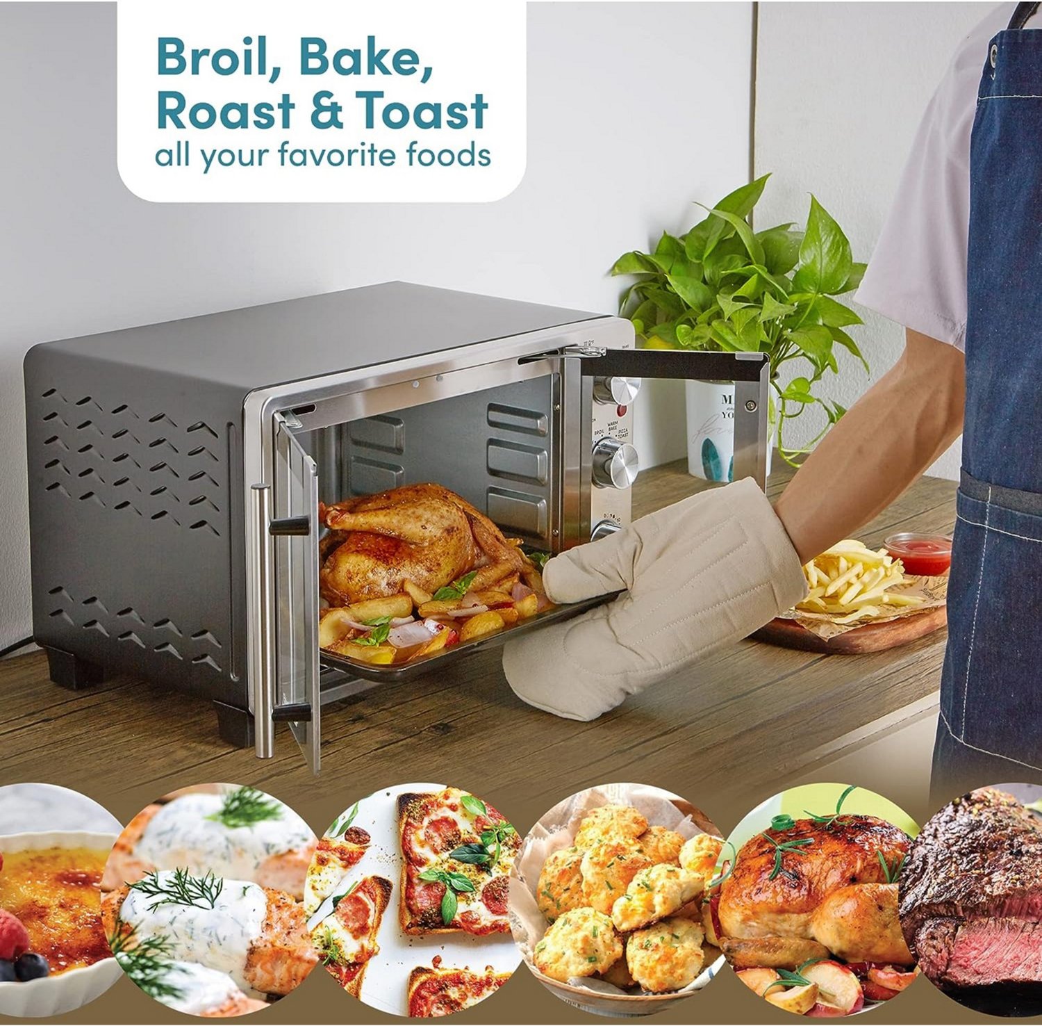 Elite Gourmet Double French Door Toaster Oven                                                                                    - view number 2